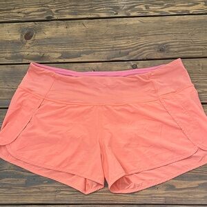 lululemon athletica Women's Orange/Peach Shorts Size 12